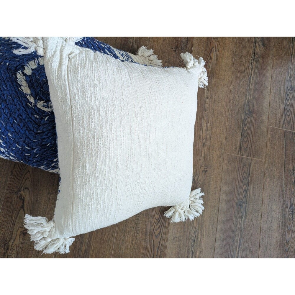 Anthropologie 20x20 Pillow Inserts and Pillow Cover Shams Accent Pair 2 - Picture 4 of 4